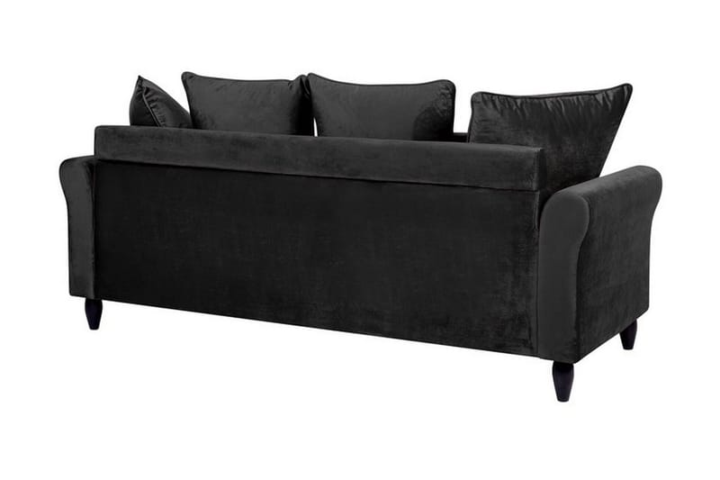 Paretti Sofa Fløyel - Svart - Møbler - Sofaer - Fløyel sofaer