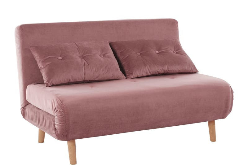 Sanremo Dagseng Dubbel - Rosa - Møbler - Sofaer - Fløyel sofaer