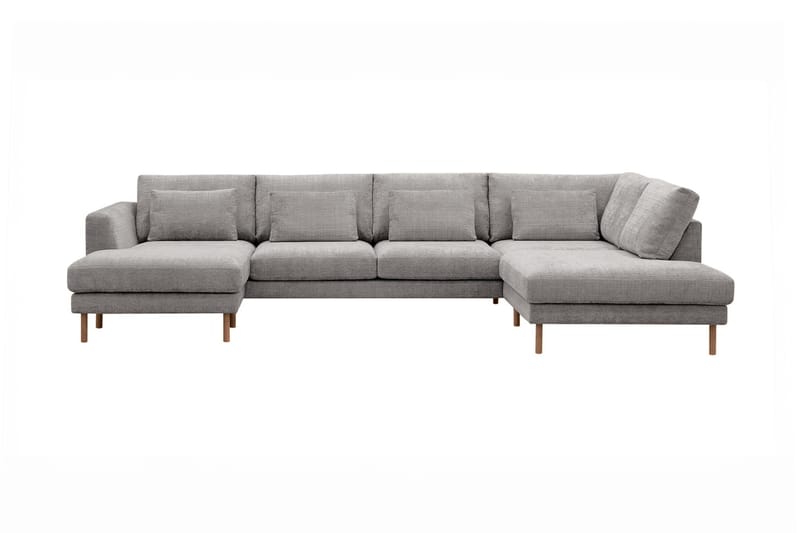 Florenz 4-seters U-Sofa med Divan Venstre - Lysegrå - Møbler - Sofaer - U-sofa