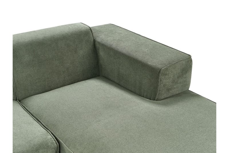 Floriana Hjørnesofa 3-seter - Grønn/Svart - Møbler - Sofaer - Hjørnesofa