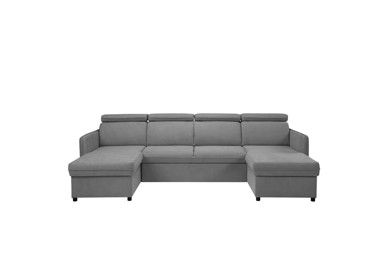 Fredrik Sofa Dobbeldivan 4-seter - Lys grå - Møbler - Sofaer - U-sofa