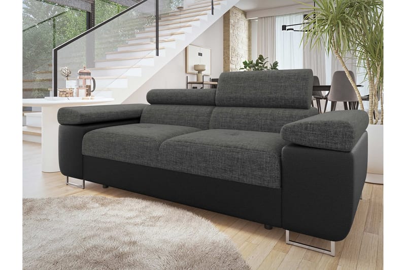 Gabina Sofa 2-seter - Svart/Grå - Møbler - Sofaer - 2 seter sofa