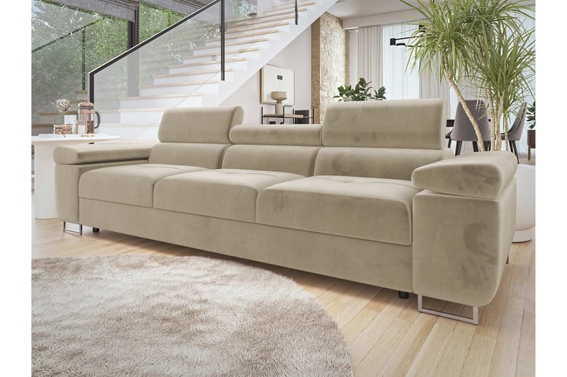 Gabina Sofa 3-seter - Beige - Møbler - Sofaer - Sofa 3 seter