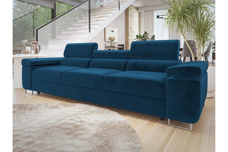 Gabina Sofa 3-seter - Blå - Møbler - Sofaer - Sofa 3 seter