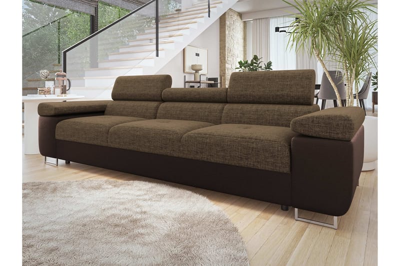 Gabina Sofa 3-seter - Brun - Møbler - Sofaer - Sofa 3 seter