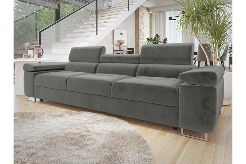 Gabina Sofa 3-seter - Grå - Møbler - Sofaer - Sofa 3 seter