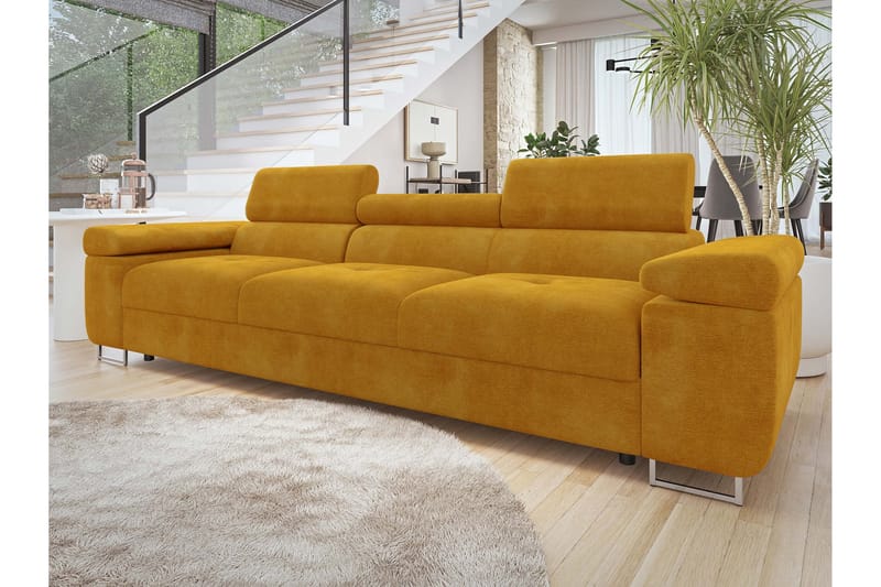 Gabina Sofa 3-seter - Gul - Møbler - Sofaer - Sofa 3 seter