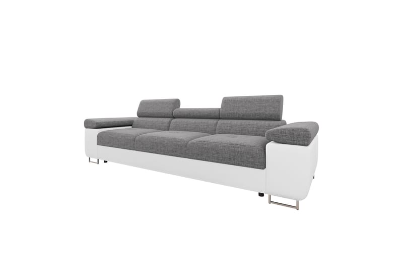 Gabina Sofa 3-seter - Hvit/Grå - Møbler - Sofaer - Sofa 3 seter