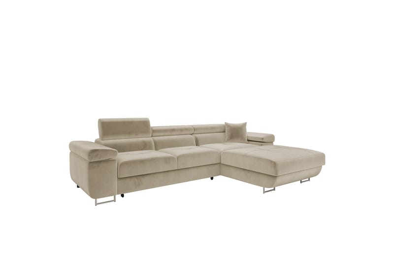 Gabina Sofa med Divan 3-seter - Beige - Møbler - Sofaer - Sofa med sjeselong