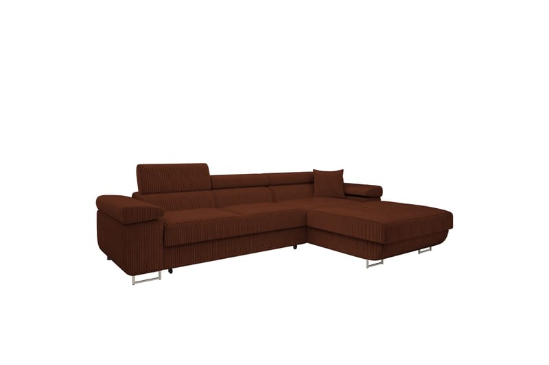 Gabina Sofa med Divan 3-seter - Brun - Møbler - Sofaer - Sofa med sjeselong