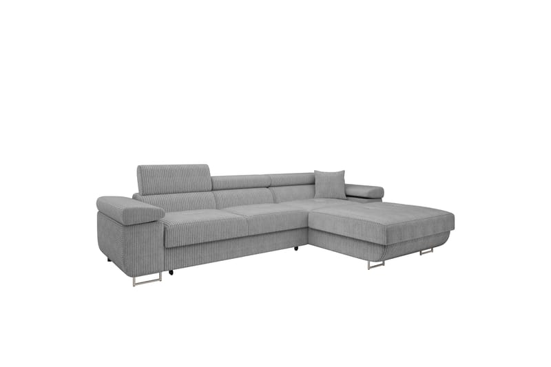 Gabina Sofa med Divan 3-seter - Grå - Møbler - Sofaer - Sofa med sjeselong