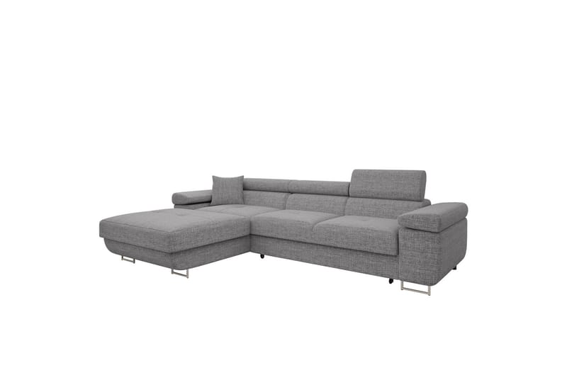 Gabina Sofa med Divan 3-seter - Grå - Møbler - Sofaer - Sofa med sjeselong