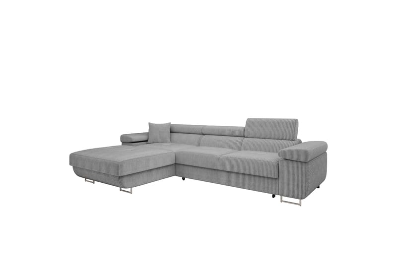 Gabina Sofa med Divan 3-seter - Grå - Møbler - Sofaer - Sofa med sjeselong