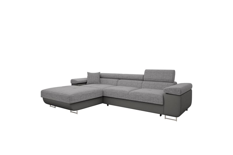 Gabina Sofa med Divan 3-seter - Grå - Møbler - Sofaer - Sofa med sjeselong