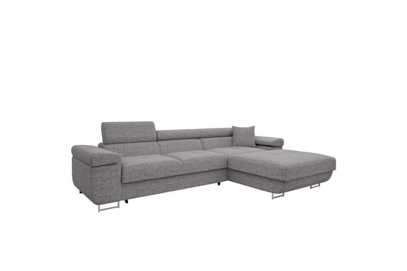 Gabina Sofa med Divan 3-seter - Grå - Møbler - Sofaer - Sofa med sjeselong