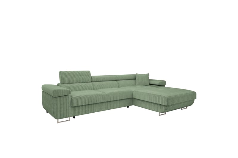 Gabina Sofa med Divan 3-seter - Grønn - Møbler - Sofaer - Sofa med sjeselong