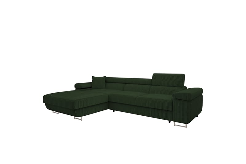 Gabina Sofa med Divan 3-seter - Grønn - Møbler - Sofaer - Sofa med sjeselong