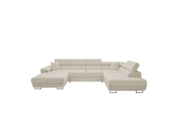 Gabina Sofa med Divan og Sjeselong 4-seter