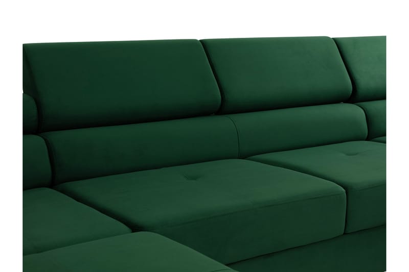 Gabina Sofa med Divan og Sjeselong 4-seter - Blå - Møbler - Sofaer - U-sofa