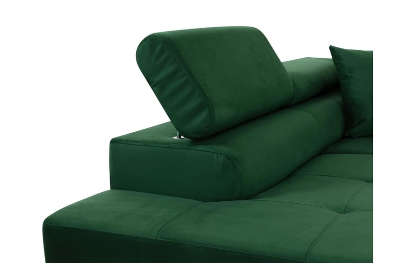 Gabina Sofa med Divan og Sjeselong 4-seter - Svart/Grå - Møbler - Sofaer - U-sofa