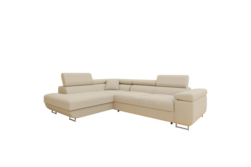 Gabina Sofa med Sjeselong 3-seter - Beige - Møbler - Sofaer - Sofa med sjeselong