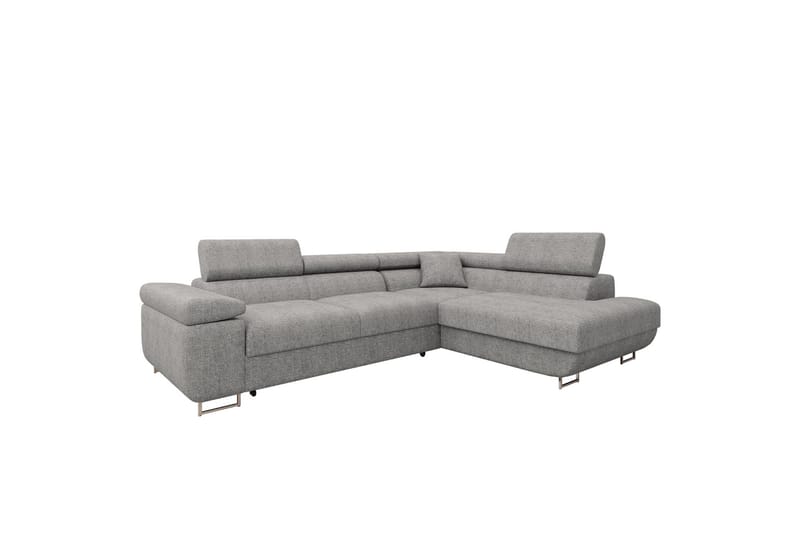 Gabina Sofa med Sjeselong 3-seter - Grå - Møbler - Sofaer - Sofa med sjeselong