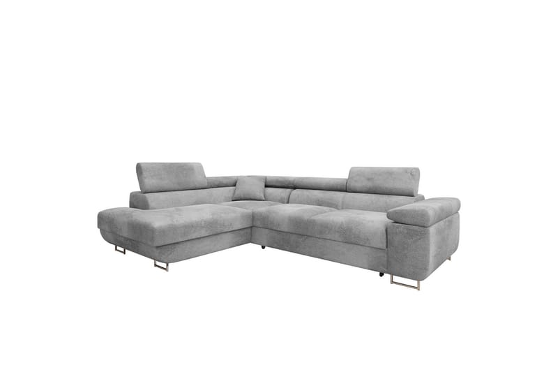 Gabina Sofa med Sjeselong 3-seter - Grå - Møbler - Sofaer - Sofa med sjeselong