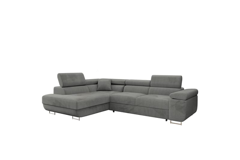 Gabina Sofa med Sjeselong 3-seter - Grå - Møbler - Sofaer - Sofa med sjeselong