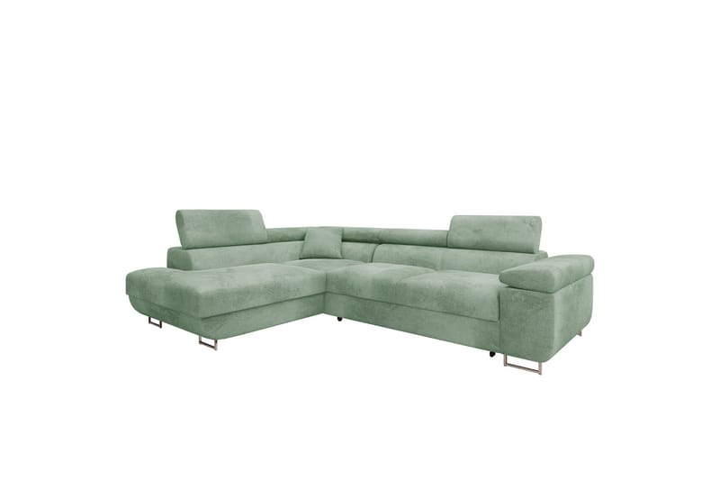 Gabina Sofa med Sjeselong 3-seter - Grønn - Møbler - Sofaer - Sofa med sjeselong