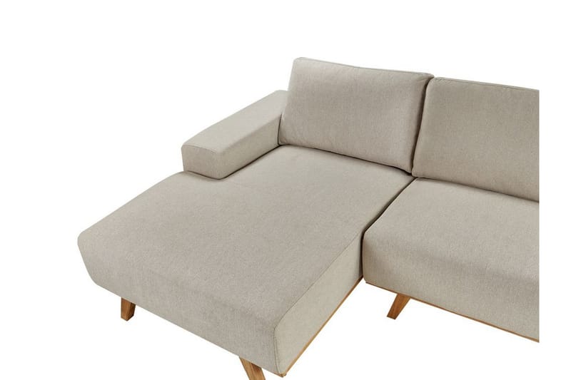 Gaines Hjørnesofa 3-seter - Beige/Lyst tre - Møbler - Sofaer - Hjørnesofa