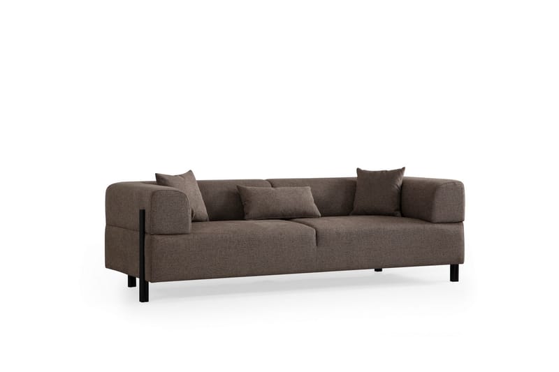 Gio 3-seters Sofa - Brun - Møbler - Sofaer - Sofa 3 seter