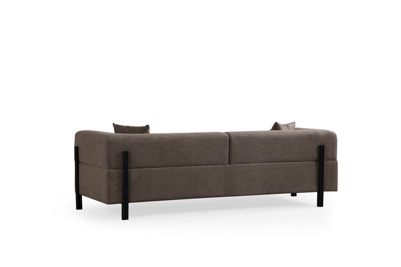 Gio 3-seters Sofa - Brun - Møbler - Sofaer - Sofa 3 seter