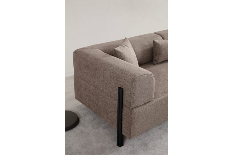 Gio 3-seters Sofa - Brun - Møbler - Sofaer - Sofa 3 seter