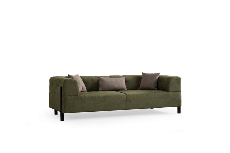 Gio 3-seters Sofa - Grønn - Møbler - Sofaer - Sofa 3 seter