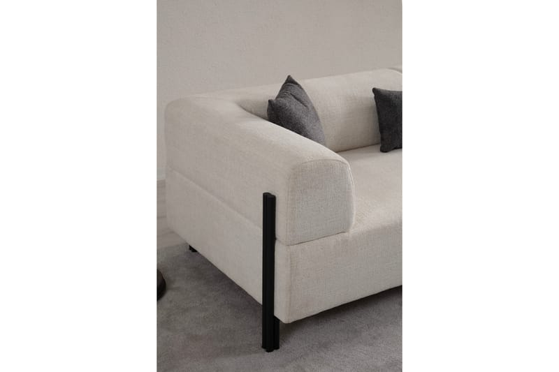 Gio 3-seters Sofa - Hvit - Møbler - Sofaer - Sofa 3 seter