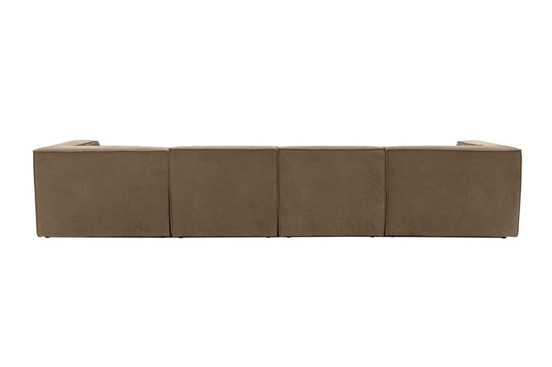 Gregor Sofa med Sjeselong 4-seter - Brun - Møbler - Sofaer - Sofa med sjeselong