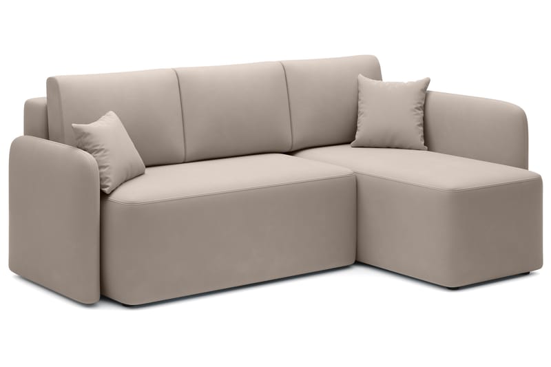 Hadson 3-seters Sofa med Divan - Beige - Møbler - Sofaer - Sofa med sjeselong