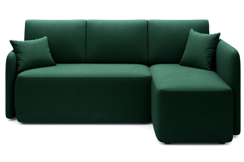 Hadson 3-seters Sofa med Divan - Grønn - Møbler - Sofaer - Sofa med sjeselong