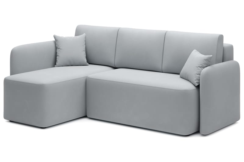 Hadson 3-seters Sofa med Sjeselong - Grå - Møbler - Sofaer - Sofa med sjeselong