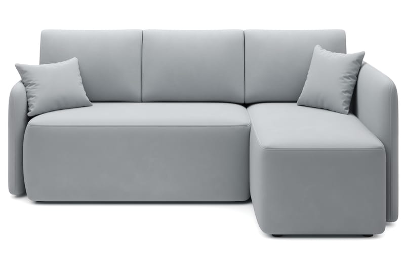 Hadson 3-seters Sofa med Sjeselong - Grå - Møbler - Sofaer - Sofa med sjeselong