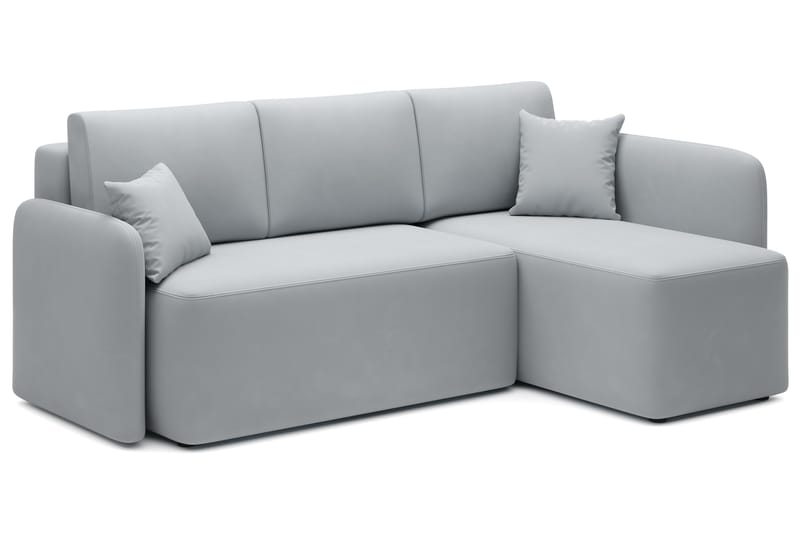 Hadson 3-seters Sofa med Sjeselong - Grå - Møbler - Sofaer - Sofa med sjeselong