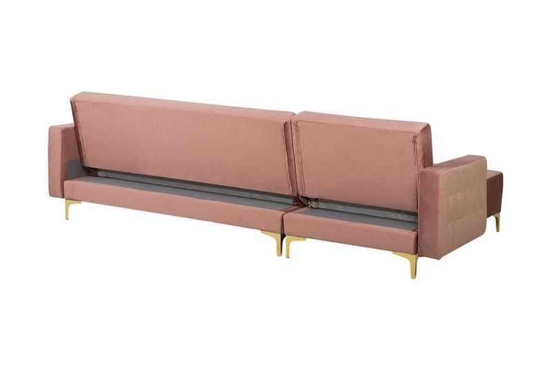 Aberdeen Hjørnesovesofa 267 cm - Rosa - Møbler - Sofaer - Sovesofaer