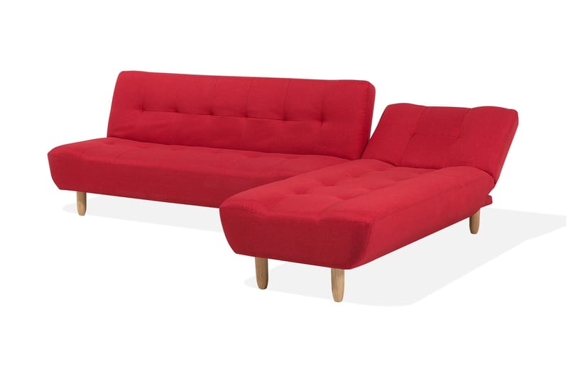 Alsten Hjørnesofa 182 cm - Rød - Møbler - Sofaer - Hjørnesofa