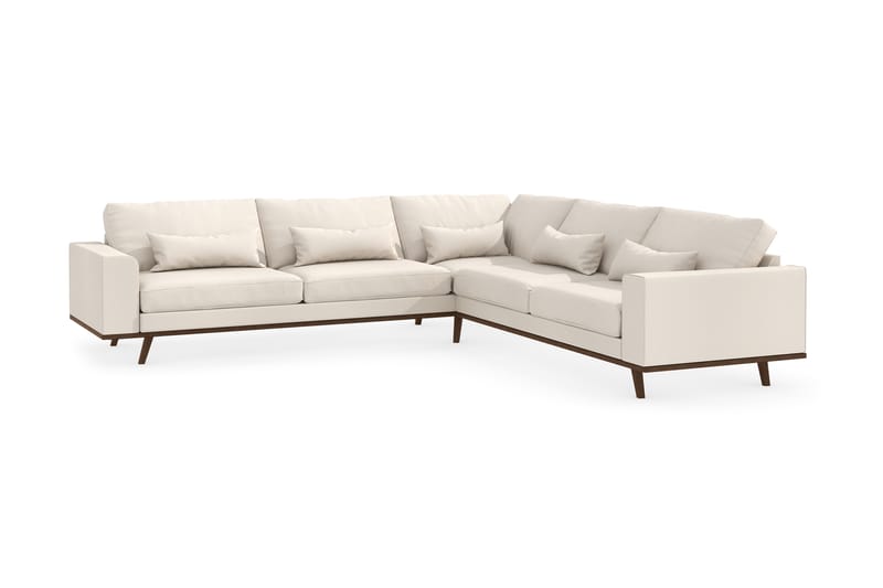 Copenhagen 5-seters Hjørnesofa L-formet - Beige - Møbler - Sofaer - Hjørnesofa