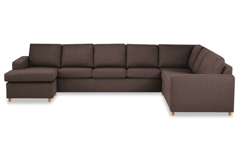 Crazy Hjørnesofa XL med Divan Venstre - Brun - Møbler - Sofaer - Hjørnesofa - Hjørnesofa med divan