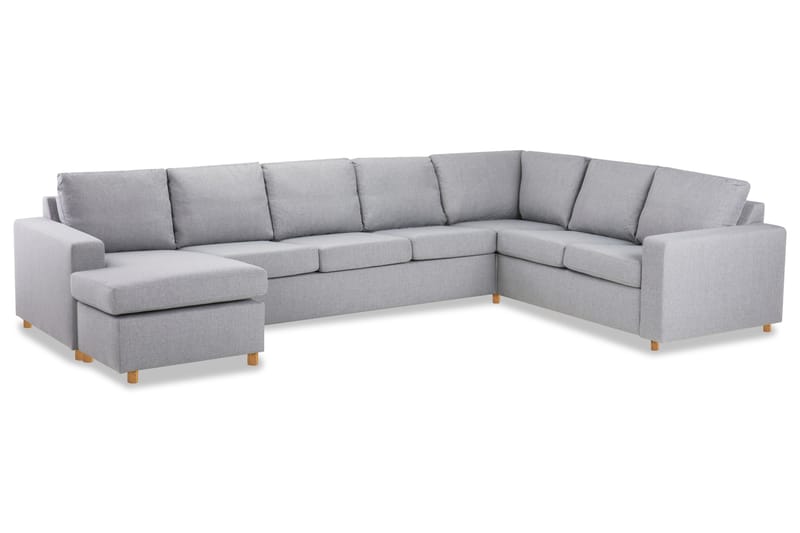 Crazy Hjørnesofa XL med Divan Venstre - Lysegrå - Møbler - Sofaer - Hjørnesofa - Hjørnesofa med divan