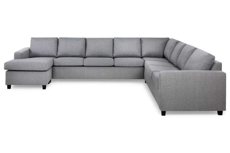 Crazy Hjørnesofa XXL med Divan Venstre - Lysegrå - Møbler - Sofaer - Hjørnesofa - Hjørnesofa med divan