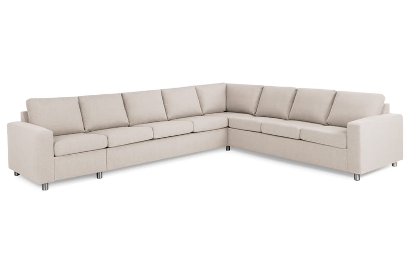 Crazy Hjørnesofa XXL Vendbar - Beige - Møbler - Sofaer - Hjørnesofa