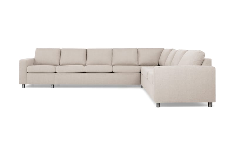 Crazy Hjørnesofa XXL Vendbar - Beige - Møbler - Sofaer - Hjørnesofa