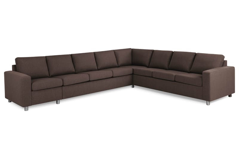 Crazy Hjørnesofa XXL Vendbar - Brun - Møbler - Sofaer - Hjørnesofa